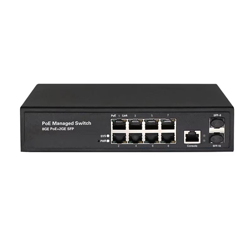 Managed Gigabit Poe Switch 8 Port 802.3At - Switch de red gestionado L2 Gigabit