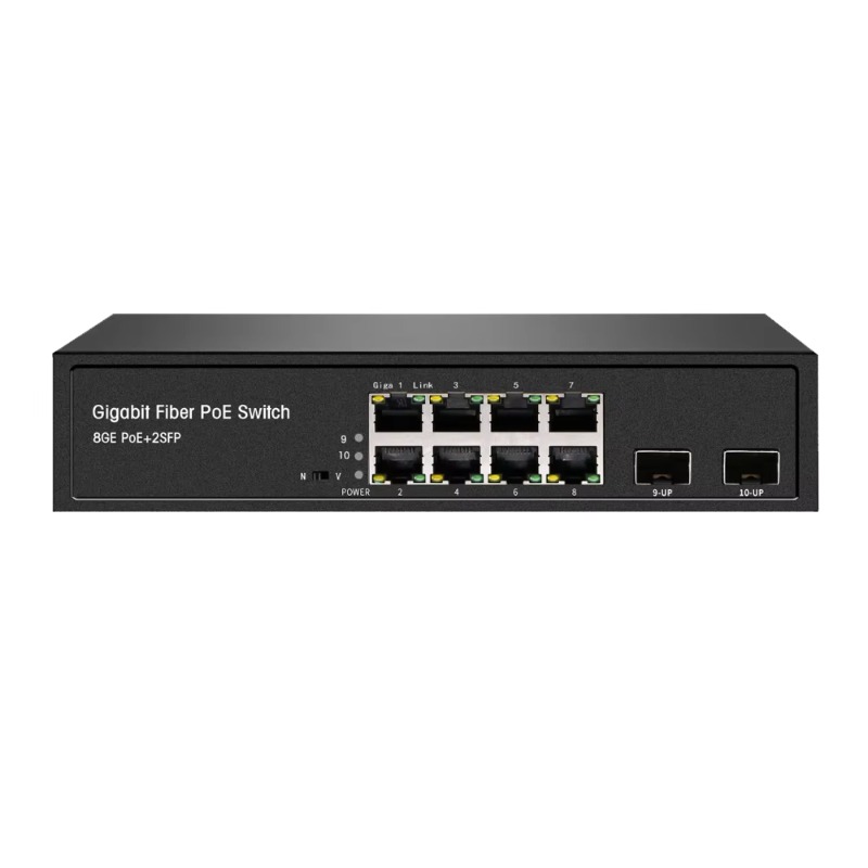 Managed Gigabit Poe Switch 8 Port 802.3At - Switch PoE+ Ethernet de 8 Puertos