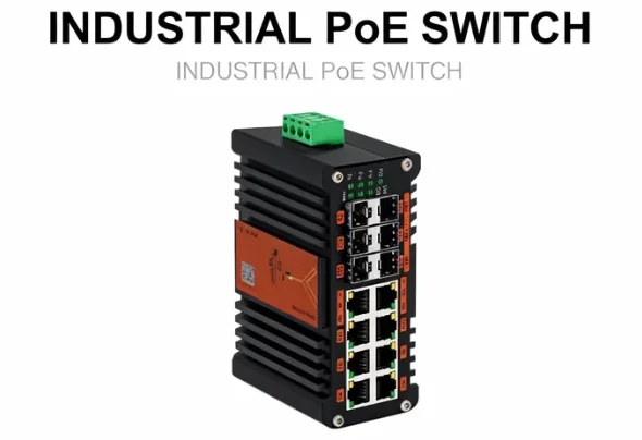Sfp+ 10G Managed Switch 8 Port - Conmutador PoE gestionado industrial L2+ de