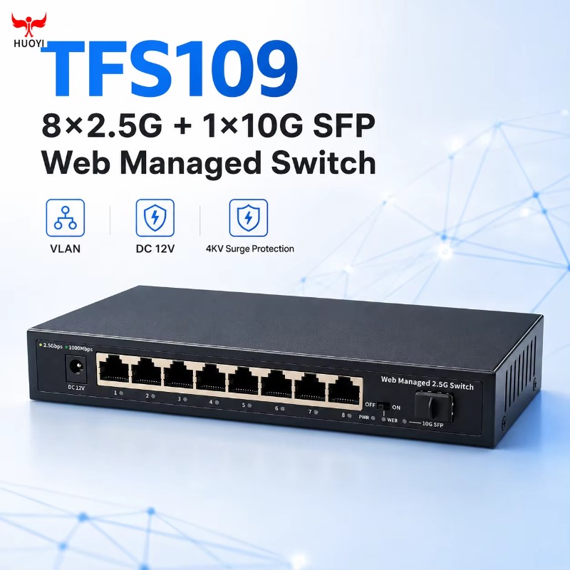 Conmutador gestionado de 8 pue - Sfp+ 10G Managed Switch 8 Port reseña y precio