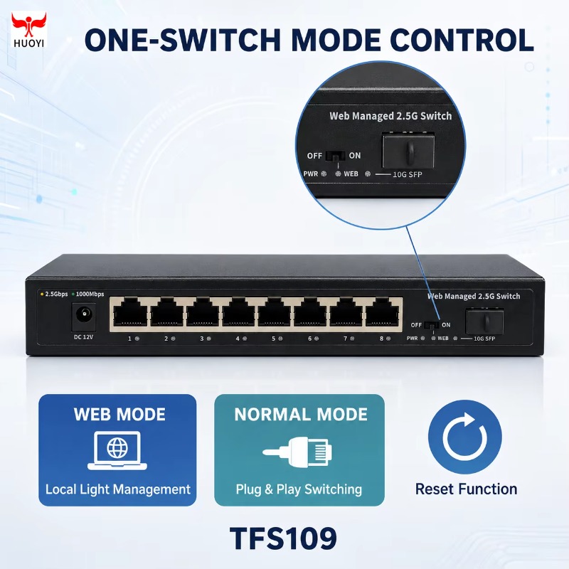 Conmutador gestionado de 8 pue - Sfp+ 10G Managed Switch 8 Port reseña y precio